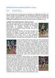 Staffel Schweizermeisterschaften in Aarau - LCR - Leichtathletik ...