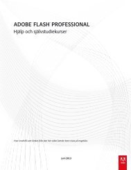 Användarhandbok för Flash Professional CC (PDF) - Adobe