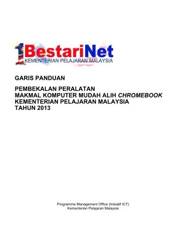 Garis Panduan Chromebook - Jabatan Pelajaran Kedah