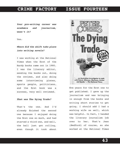 free pdf right here - The Crime Factory
