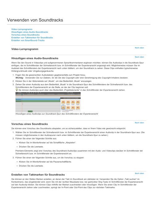 Benutzerhandbuch zu Premiere Elements 12 (PDF) - Adobe