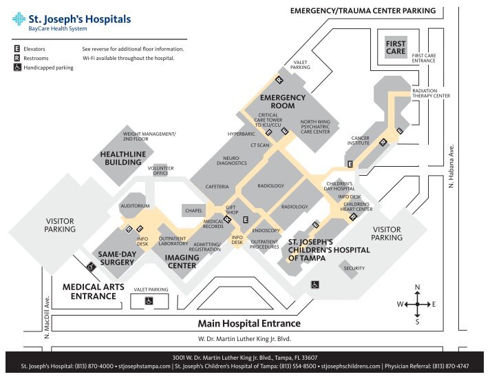 University Hospital London Map