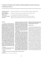 Evolution of Cupido and Coahuila carbonate platforms, Early ...