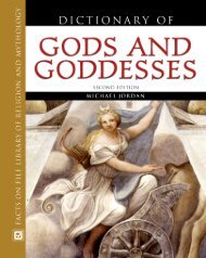 Dictionary Of God And Godedesses