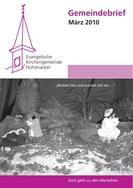 Gemeindebrief März 2010 - Evangelische Kirchengemeinde ...
