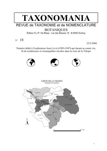 TAXONOMANIA - Orchids of Central Africa