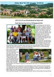 Online-Brief 104 - Verschönerungsverein Reichenbach
