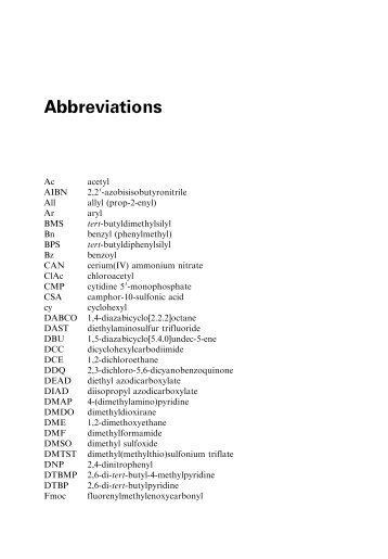 Abbreviations