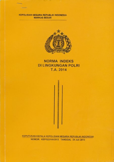 Norma Indeks Polri T.A. 2014 - WordPress.Com