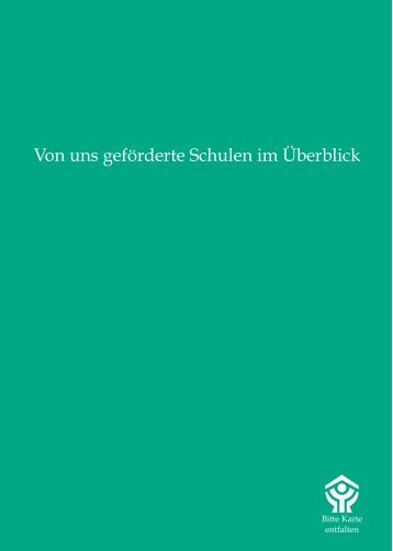 Von uns geförderte Schulen im Überblick - Evangelische ...