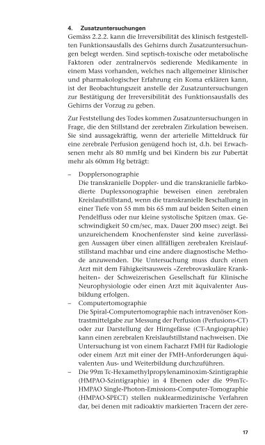 Feststellung des Todes mit Bezug auf Organtransplantation - EDHEP