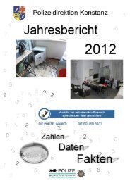 Kriminalitätsbericht 2012.pdf - Polizeidirektion Konstanz