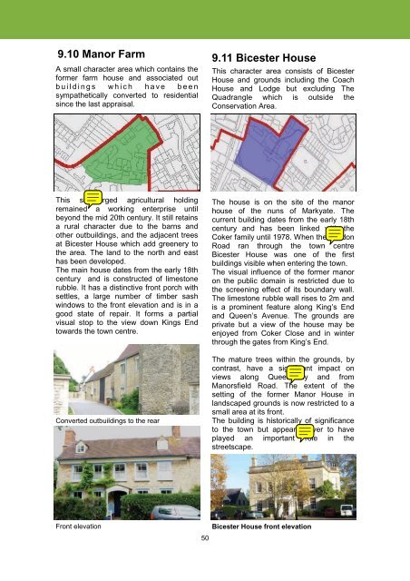 Draft Bicester Conservation Area Appraisal November 2009