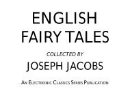 English Fairy Tales - Penn State University