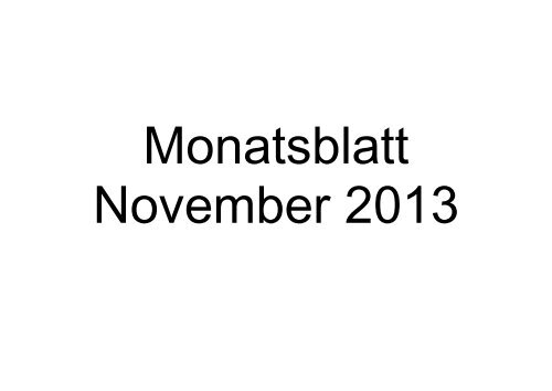 Monatsblatt - Oktober 2013 - Pfarrei Edith Stein Wolfen-Zörbig