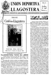 UNION DEPORTIV A Año .1. - Arxiu Municipal de Llagostera