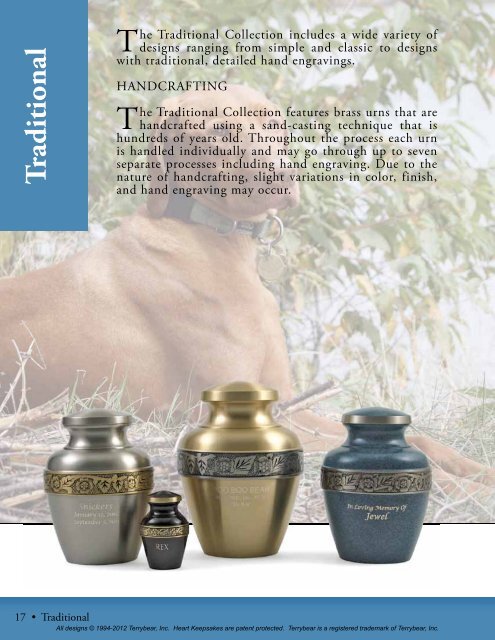 Terrybear Pet Catalog - Loyal Companions Pet Cremation ...