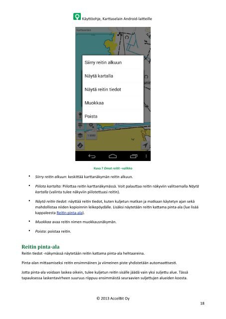 Karttaselain käyttöohje Android - Net