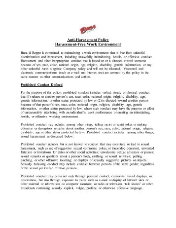 Harassment Safety and Health - EthicsPoint