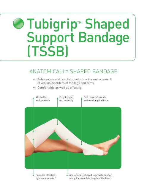 Tubigrip Compression Sizing Chart