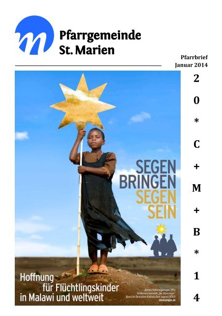 Pfarrbrief Januar 2014 - Kath. Kirchengemeinde St. Marien ...