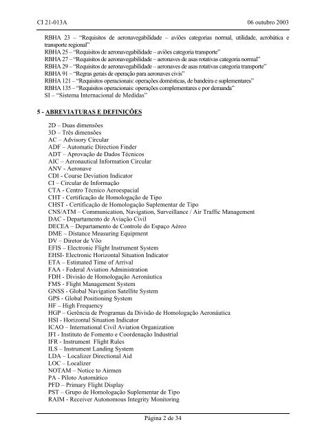 CIRCULAR DE INFORMAÇÃO - Anac