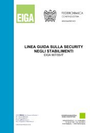 linea guida sulla security negli stabilimenti - Assogastecnici