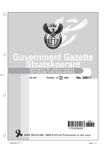 Government Gazette Staatskoerant - Cipro