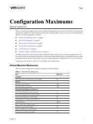 Configuration Maximums for VMware vSphere 5.5