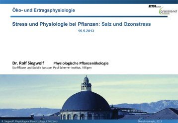 Stress und Physiologie bei Pflanzen - the Physiological Plant ...