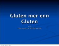 Gluten intoleranse - Sagdalen Rotary Klubb Sagdalen