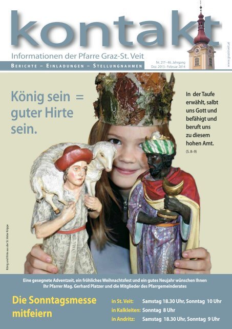 Pfarrblatt kontakt 217 Dezember 2013 - Februar 2014 - Graz-St. Veit