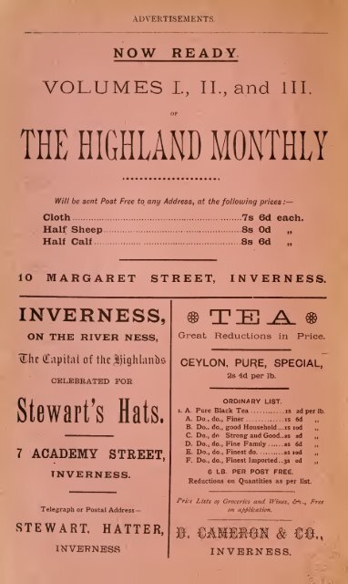 The Highland monthly - National Library of Scotland