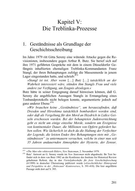 Treblinka - Vernichtungslager oder Durchgangslager?