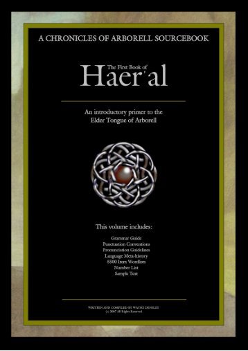 Download The First Book of Haer'al as a pdf document