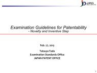 Examination Guidelines for Patentability - WIPO