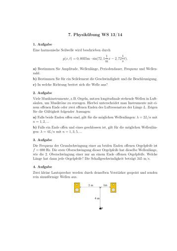 7. Übung - Physik