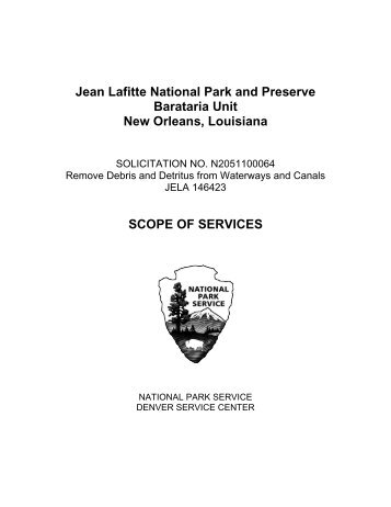 Jean Lafitte National Park and Preserve Barataria Unit New Orleans ...