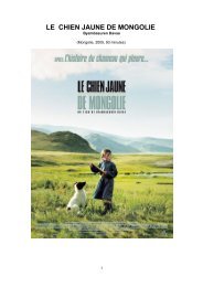 LE CHIEN JAUNE DE MONGOLIE