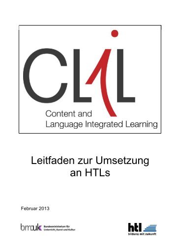 Leitfaden zur Umsetzung von CLIL an österreichischen HTLs