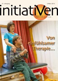 Initiativen 1/März 2013 - Vereine Initiativ für behinderte Kinder und ...