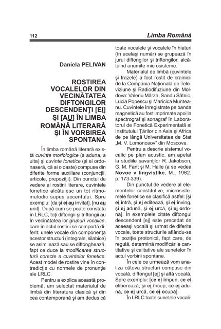 PDF - Limba Romana