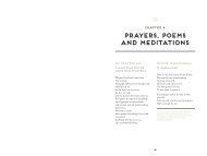 Prayers, Poems and Meditations - University of San Francisco