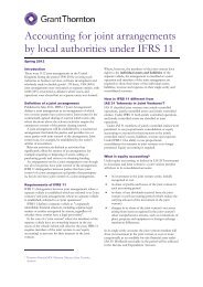 Accounting for joint arrangements by local ... - Grant Thornton