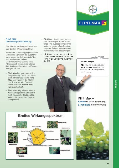 Weinbau 2013 - Bayer CropScience Österreich GmbH - Bayer Austria