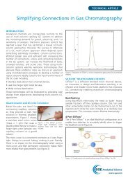 Simplifying Connections in Gas Chromatography -  SGE Analytical ...