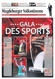 Gala des Sports - Volksstimme