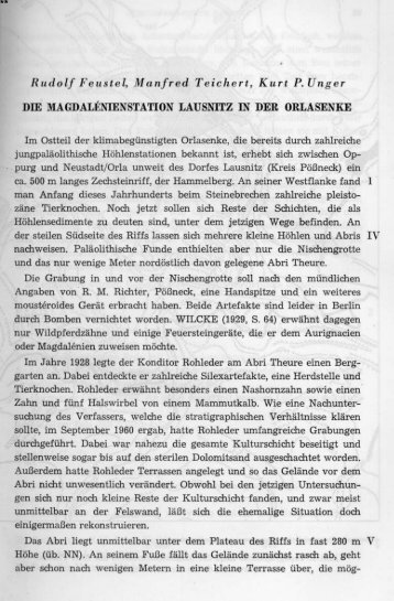 Rudolf Feustel, Manfred Teichert, Kurt P. Unger DIE ...