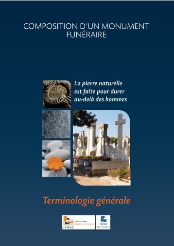 Composition d'un monument funéraire : terminologie générale - ctmnc