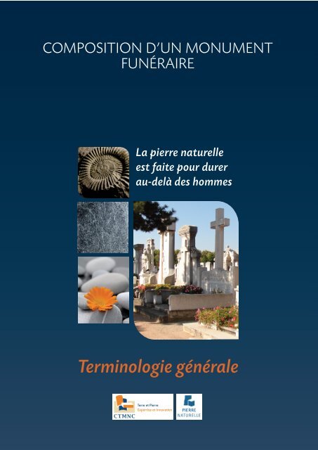 Composition d'un monument funéraire : terminologie générale - ctmnc